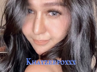 Khayzeefoxxx